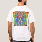 Metallic acht t-shirt (Achterkant)