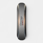 Metallic achtergrond Art 3A Skateboard (Voorkant)