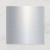 Metallic achtergrond | Cirkelzagen Visitekaartje (Achterkant)