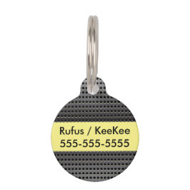 Metallic achtergrond huisdierpenning