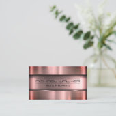 Metallic achtergrond | Industriële industrie Visitekaartje (Staand voorkant)