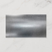 Metallic achtergrond | QR-code Visitekaartje (Achterkant)