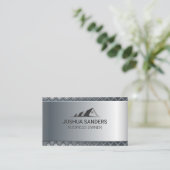 Metallic achtergrond | Realtor Visitekaartje (Staand voorkant)