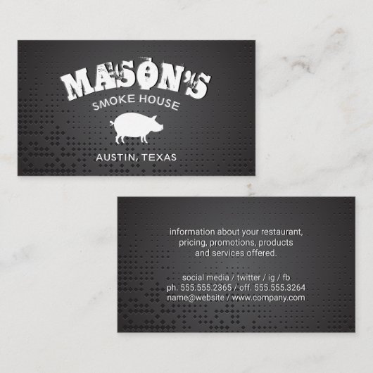 Metallic achtergrond visitekaartje (Voorkant / Achterkant)