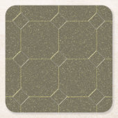 Metallic afdruk kartonnen onderzetters (Voorkant)