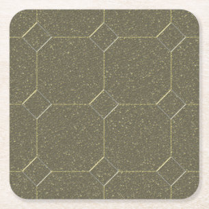 Metallic afdruk kartonnen onderzetters