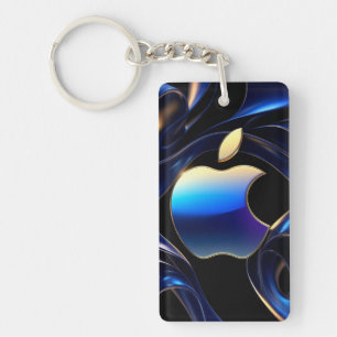 ✨ Metallic Apple-ontwerp voor moderne sleutelacces Sleutelhanger