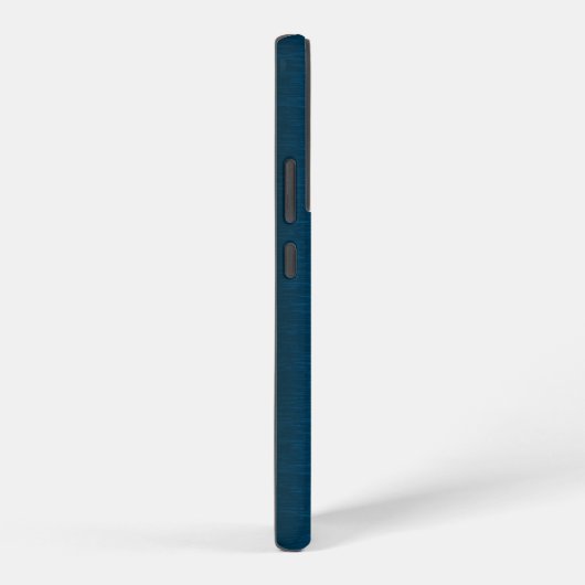 Metallic Aqua Blue met Black Paisley Lace Samsung Galaxy Hoesje (Rechterkant)