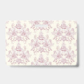 Metallic art nouveau design, , elegant, chic, badge (Back)