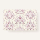 Metallic art nouveau design, , elegant, chic, badge (Achterkant)