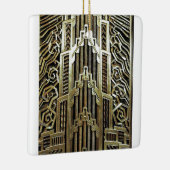 Metallic art nouveau design, , elegant, chic, keramisch ornament (Rechts)