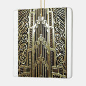 Metallic art nouveau design, , elegant, chic, keramisch ornament (Links)