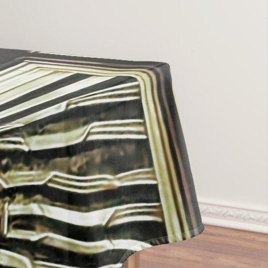 Metallic art nouveau design, , elegant, chic, tafelkleed (Voorbeeld)