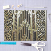 Metallic art nouveau design, , elegant, chic, tissuepapier (Craft)