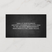 Metallic Auto Sportauto | Mechanische ingenieur Visitekaartje (Achterkant)