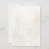 Metallic ballon nummer 30th Birthday Marble Cream Kaart (Achterkant)