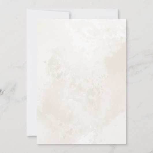 Metallic ballon nummer 30th Birthday Marble Cream Kaart (Achterkant)