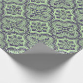 Metallic barokke Pattern Wrapping Paper Cadeaupapier (Hoek)