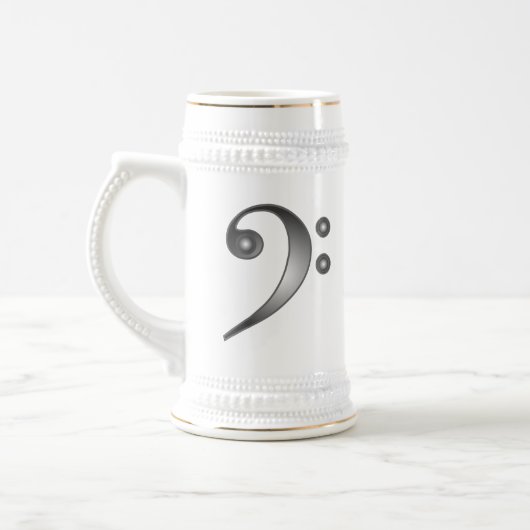 Metallic Bass Clef Bierpul (Links)