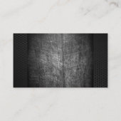 Metallic bekraste achtergrond visitekaartje (Achterkant)