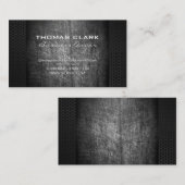 Metallic bekraste achtergrond visitekaartje (Voorkant / Achterkant)