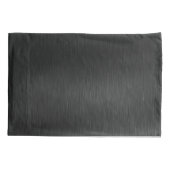 Metallic Black Glitter Personalized Kussensloop (Achterkant)