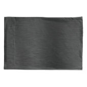 Metallic Black Glitter Personalized Kussensloop (Achterkant)