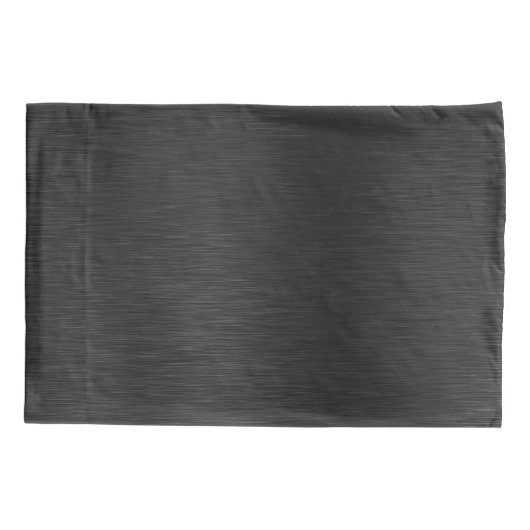 Metallic Black Glitter Personalized Kussensloop (Achterkant)