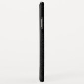 Metallic Black met zwarte Paisley Lace Case-Mate iPhone Case (Achterkant/rechts)