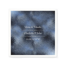 Metallic blauw marine glas bruiloft evenement brui