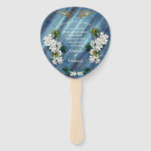 Metallic Blauwe Groen Peacocks op Emerald Green Si Handwaaier