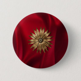 Metallic bloem op zijde.jpg ronde button 5,7 cm