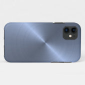 Metallic Blue Case-Mate iPhone Case (Achterkant (horizontaal))