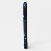 Metallic Blue Case-Mate iPhone Case (Achterkant/links)
