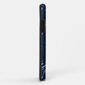 Metallic Blue Case-Mate iPhone Case (Achterkant/rechts)