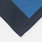 Metallic Blue Dreidel Fleece Deken (Hoek)