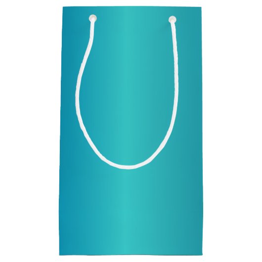 Metallic Blue Klein Cadeauzakje (Voorkant)