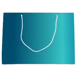 Metallic Blue Large Cadeautasje