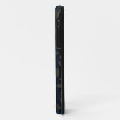 Metallic Blue Luipaard Skin iPhone 5 Hoesje (Achterkant/links)