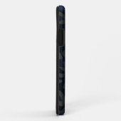 Metallic Blue Luipaard Skin iPhone 5 Hoesje (Achterkant/rechts)
