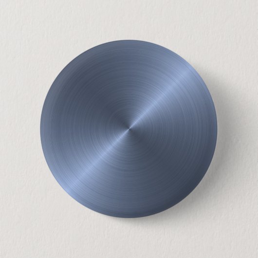 Metallic Blue Ronde Button 5,7 Cm (Voorkant)