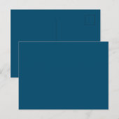 Metallic Blue, Slate Blue, Smalt Blue, Briefkaart (Voorkant / Achterkant)