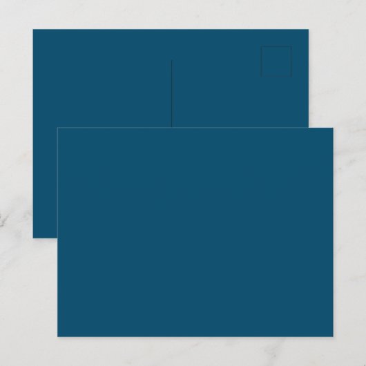 Metallic Blue, Slate Blue, Smalt Blue, Briefkaart (Voorkant / Achterkant)