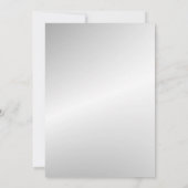 Metallic Blue Star van David Jewish Wedding Kaart (Achterkant)