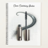 Metallic Bold Mascara Swoosh Planner (Voorkant)