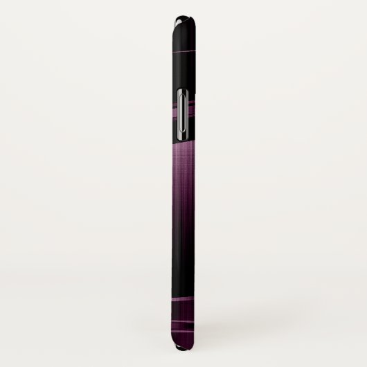 Metallic bordeauxrode geometrische achtergrond Case-Mate iPhone case (Achterkant / rechts)