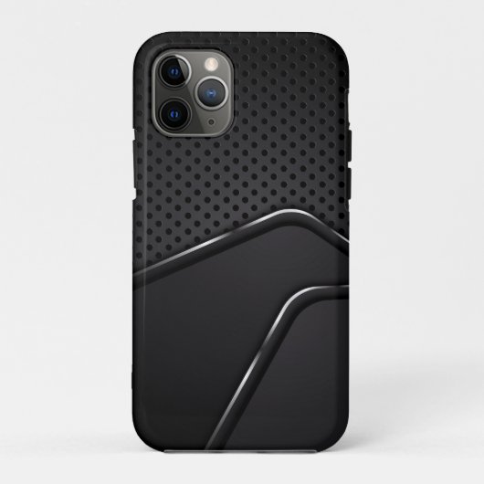 Metallic brij met zilveren dynamische lijn accente Case-Mate iPhone case (Achterkant)