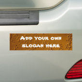 Metallic Bronze Bumpersticker (Op auto)