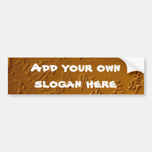 Metallic Bronze Bumpersticker