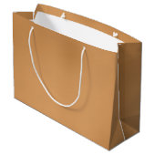 Metallic Bronze Colored Large Gift Bag Cadeautasje (Achterkant Gekanteld)